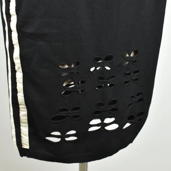 Y2K Vintage CHRISTIAN DIOR Pencil Skirt with Side Panels and Cutouts - Picture 5 of 9